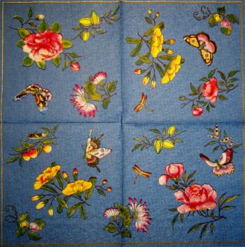 185 Rosen - 3-lagig (blau)
